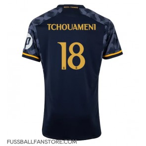 Real Madrid Aurelien Tchouameni #18 Replik Auswärtstrikot 2023-24 Kurzarm